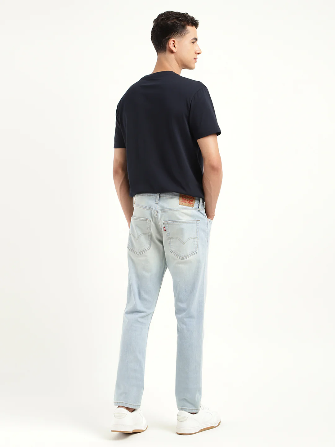 Men's 512 Blue Slim Tapered Fit Mid Rise Jeans - Image 3