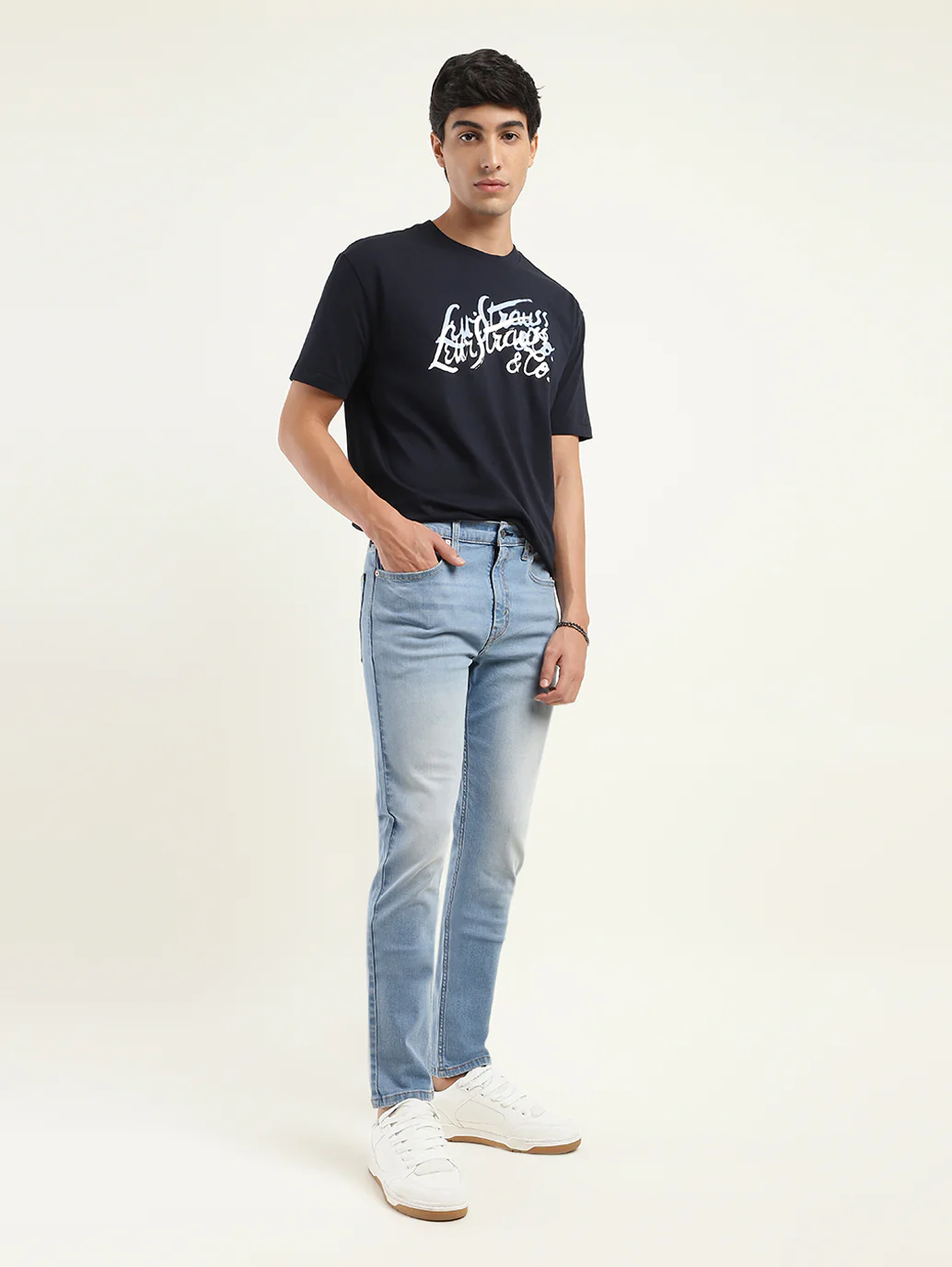 Men's 512 Blue Slim Tapered Fit Mid Rise Jeans