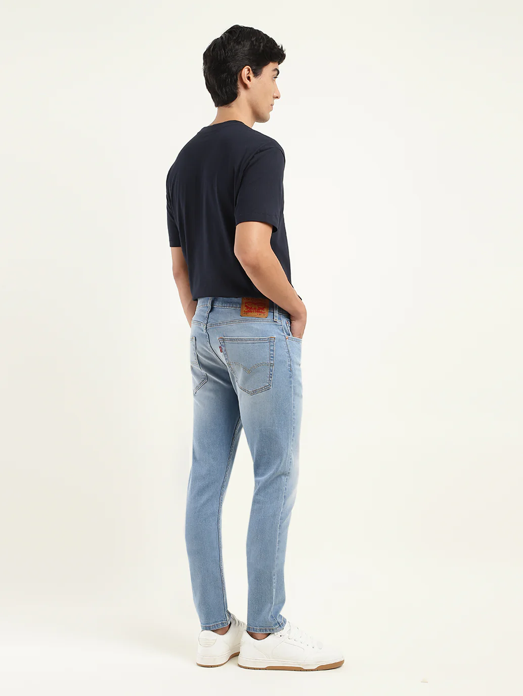 Men's 512 Blue Slim Tapered Fit Mid Rise Jeans - Image 3