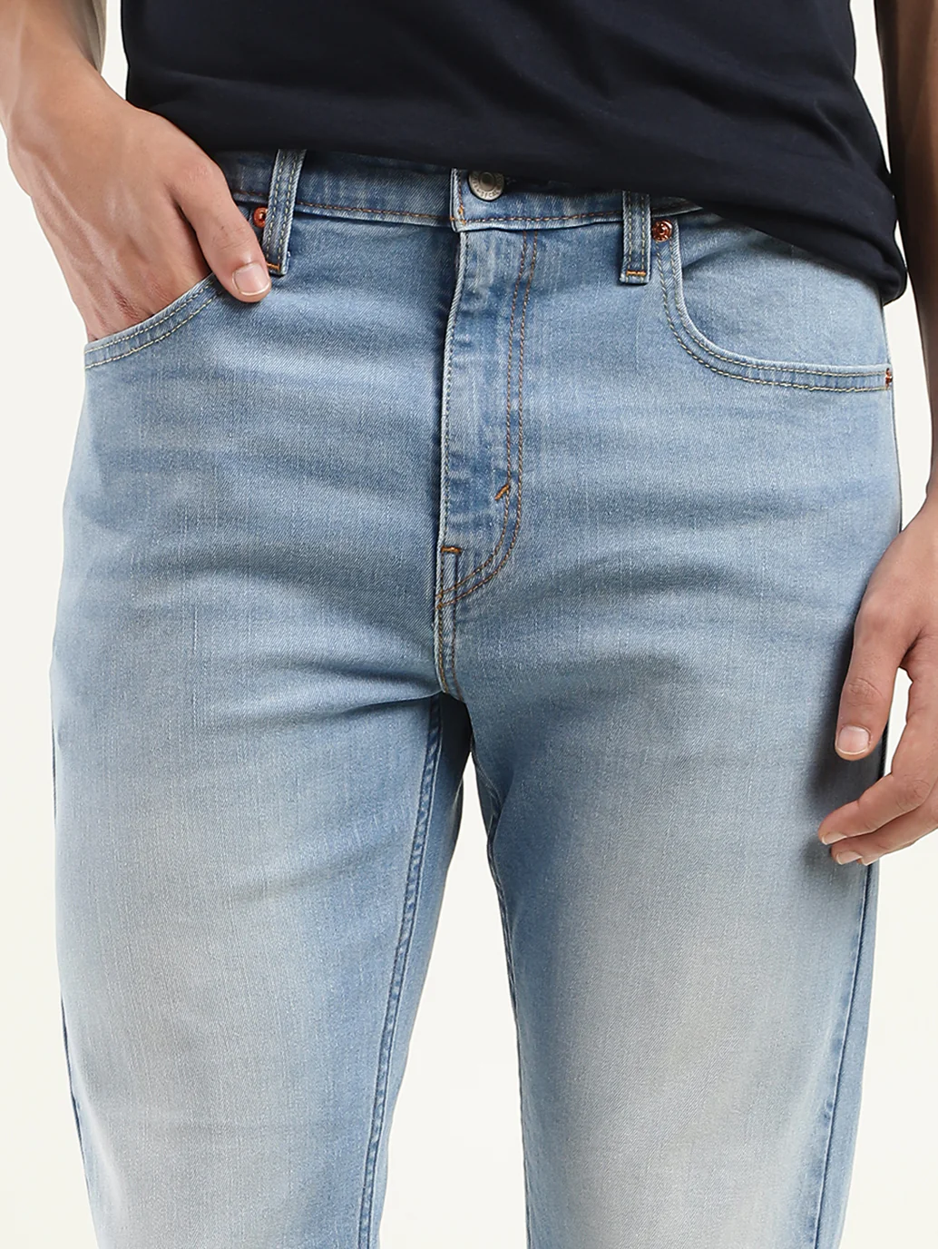 Men's 512 Blue Slim Tapered Fit Mid Rise Jeans - Image 5