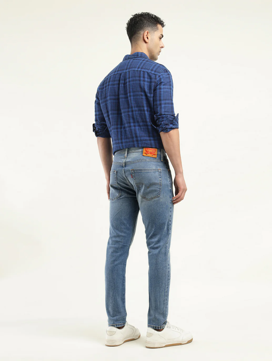 Men's 512 Indigo Slim Tapered Fit Mid Rise Jeans - Image 3