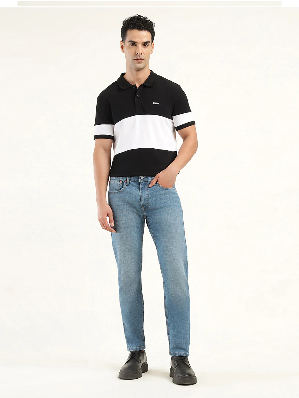 Men's 512 Indigo Slim Tapered Fit Mid Rise Jeans - Image 2