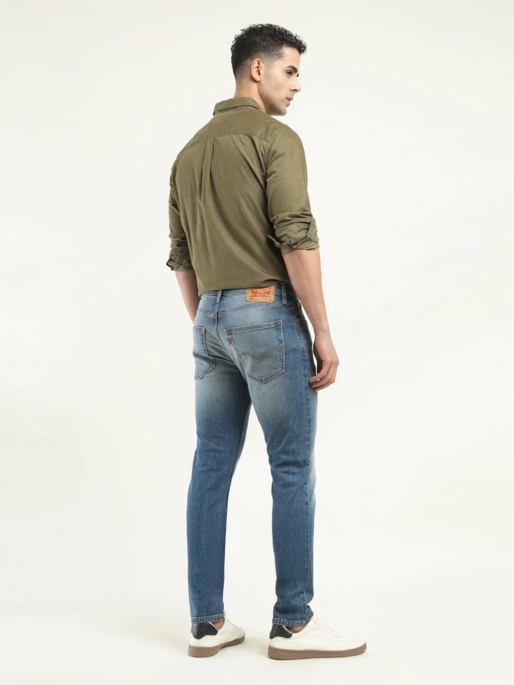 Men's 512 Indigo Slim Tapered Fit Mid Rise Jeans - Image 3