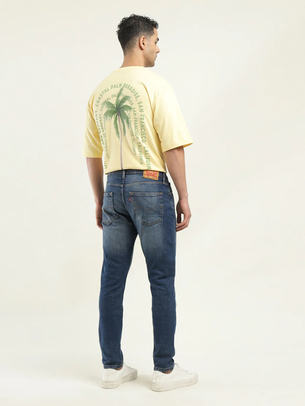 Men's 512 Indigo Slim Tapered Fit Mid Rise Jeans - Image 3