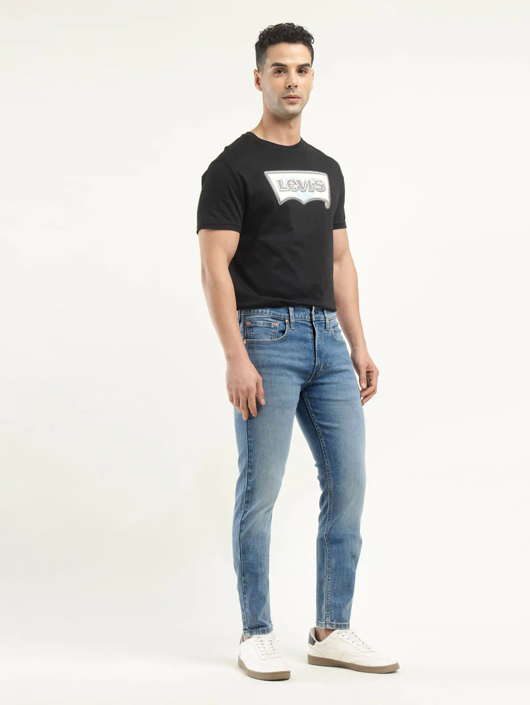 Men's 512 Indigo Slim Tapered Fit Mid Rise Jeans - Image 6