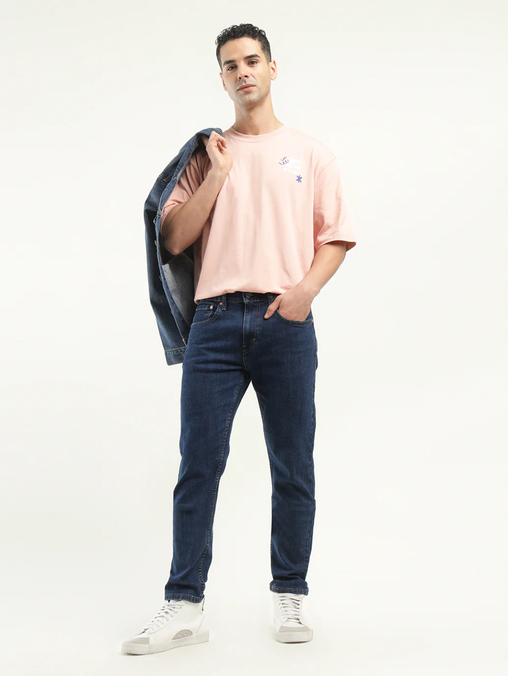 Men's 512 Indigo Slim Tapered Fit Mid Rise Jeans