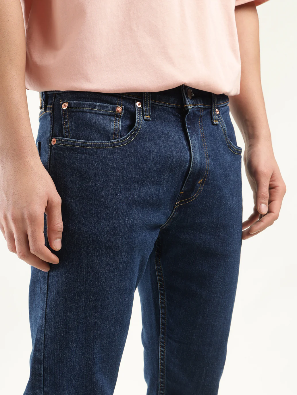 Men's 512 Indigo Slim Tapered Fit Mid Rise Jeans - Image 5
