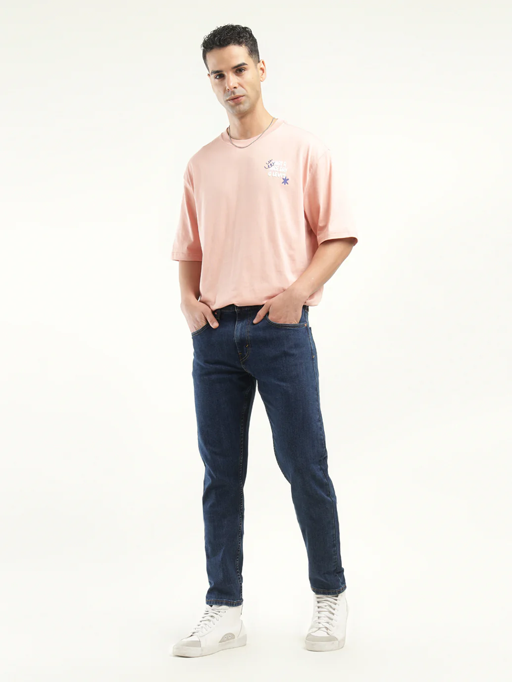 Men's 512 Indigo Slim Tapered Fit Mid Rise Jeans - Image 7