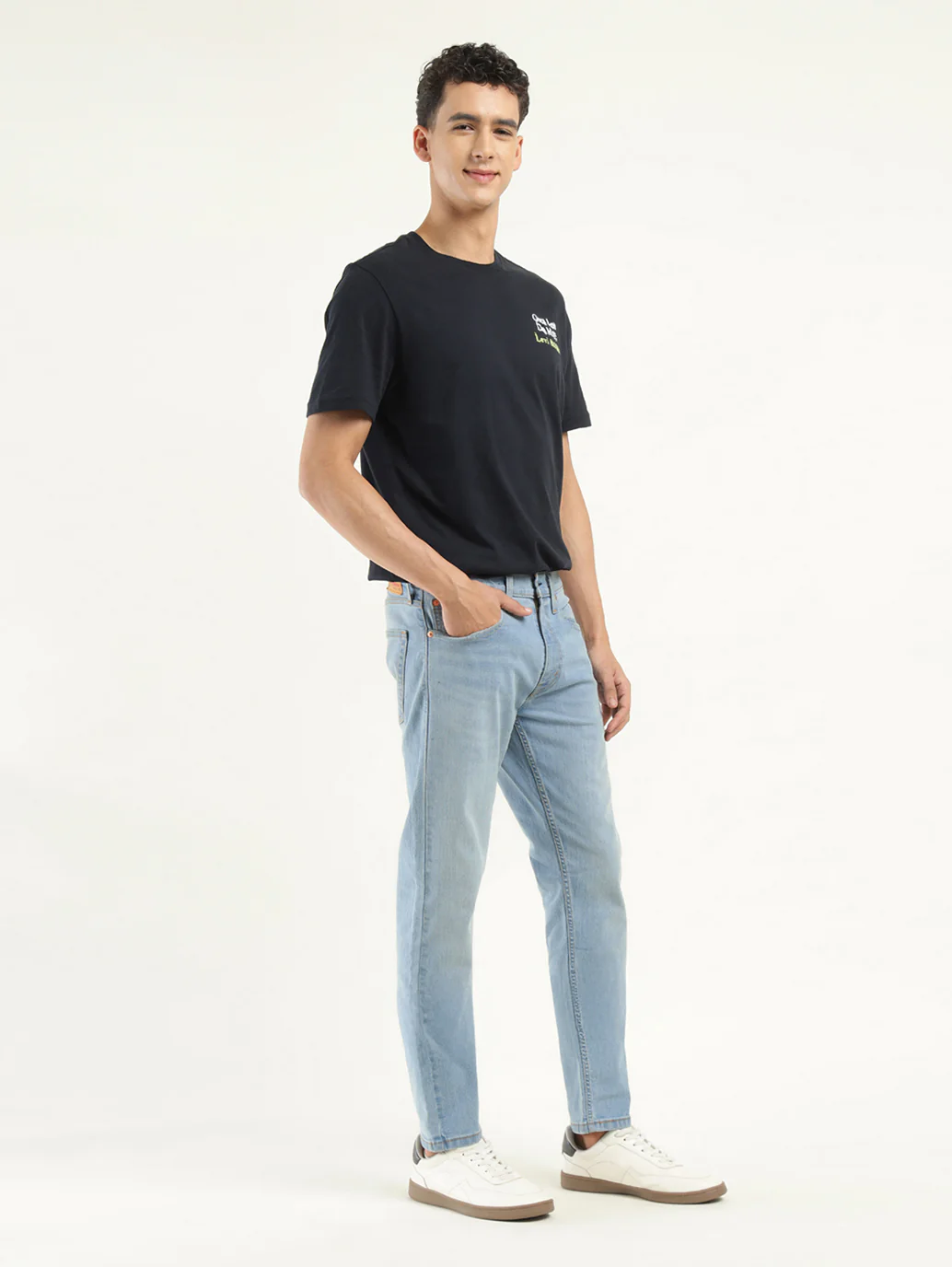 Men's 512 Indigo Slim Tapered Fit Mid Rise Jeans - Image 6