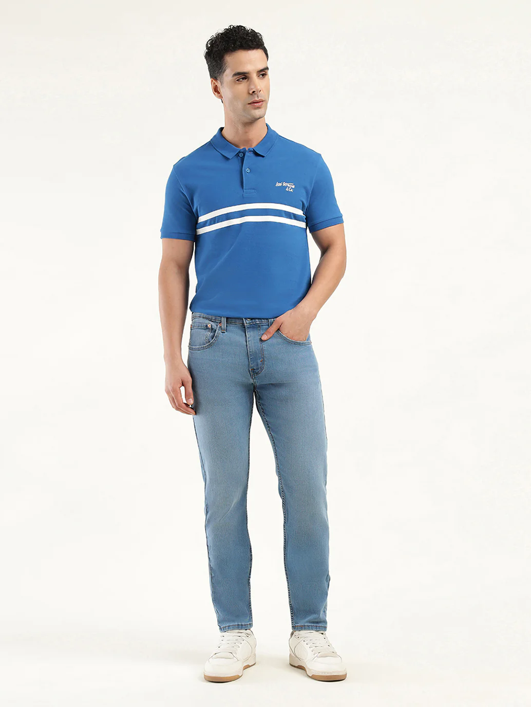 Men's 512 Indigo Slim Tapered Fit Mid Rise Jeans - Image 2