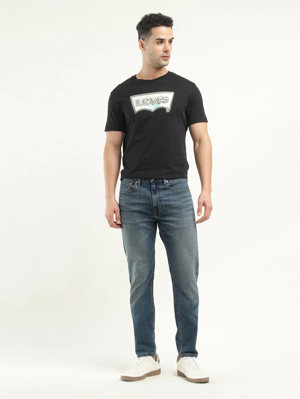 Men's 512 Indigo Slim Tapered Fit Mid Rise Jeans - Image 2