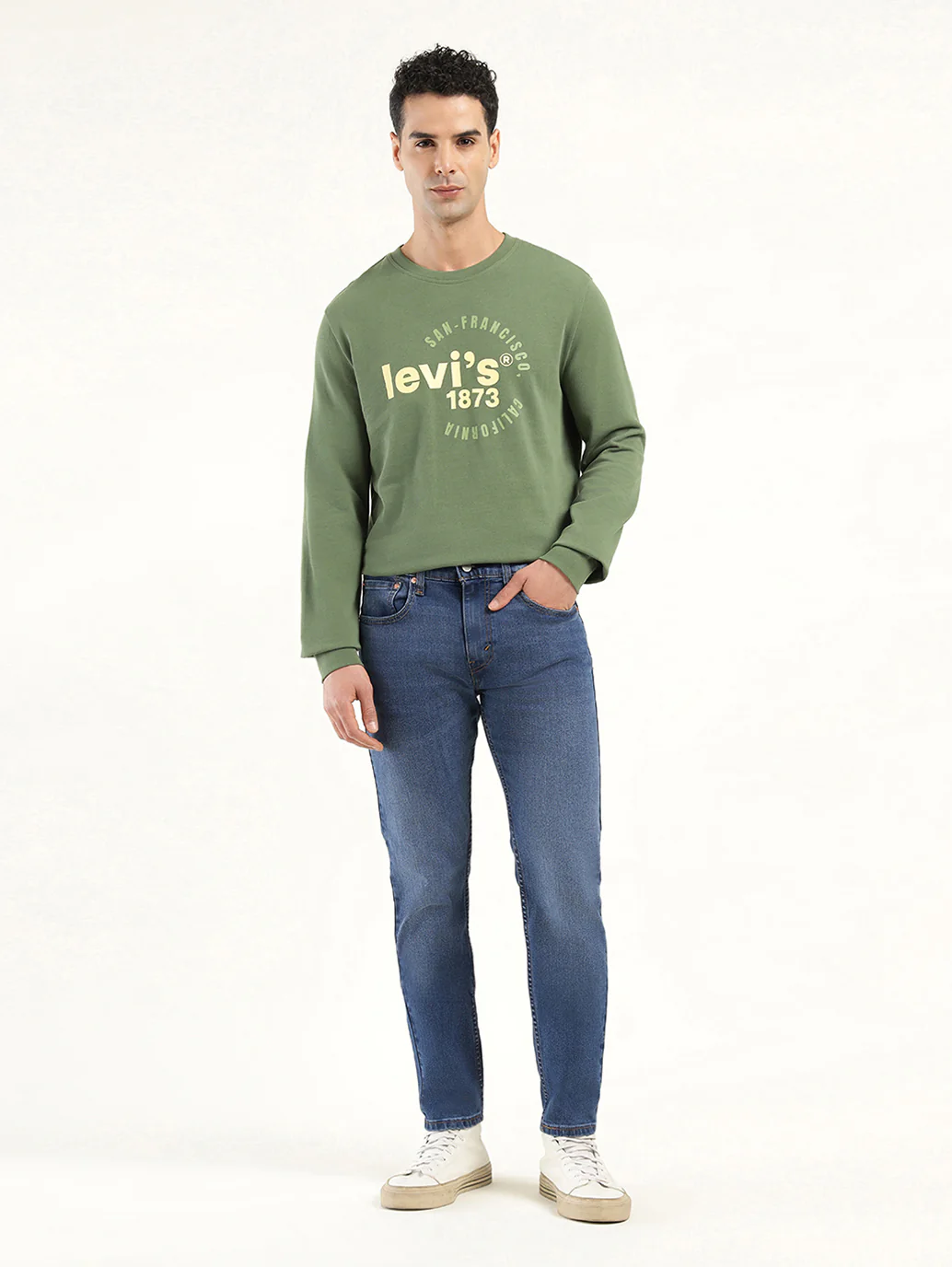 Men's 512 Indigo Slim Tapered Fit Mid Rise Jeans - Image 2