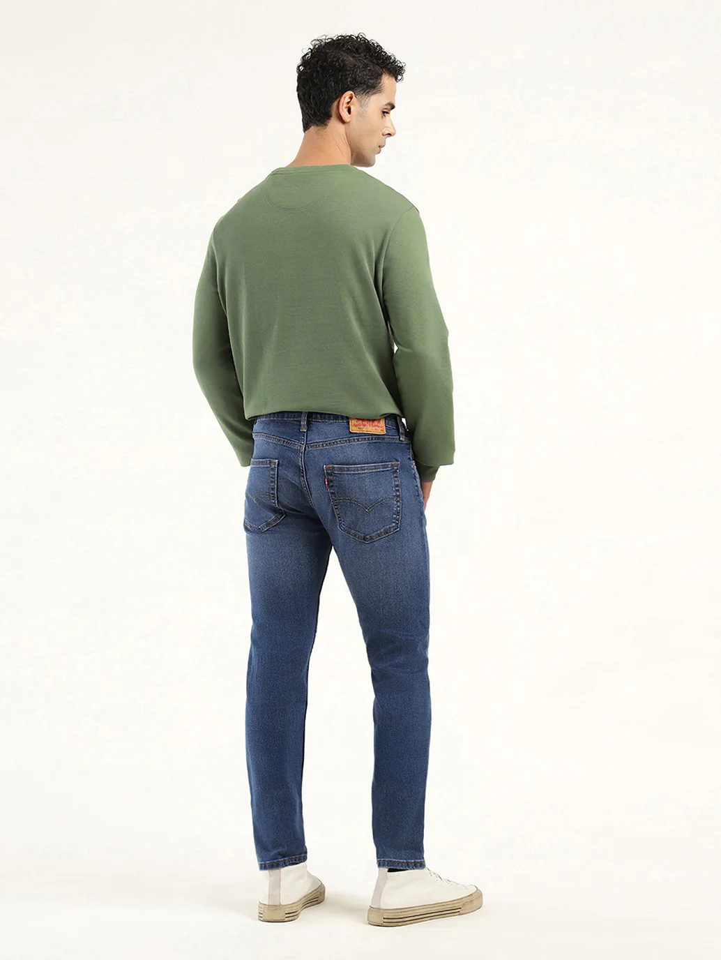 Men's 512 Indigo Slim Tapered Fit Mid Rise Jeans - Image 3