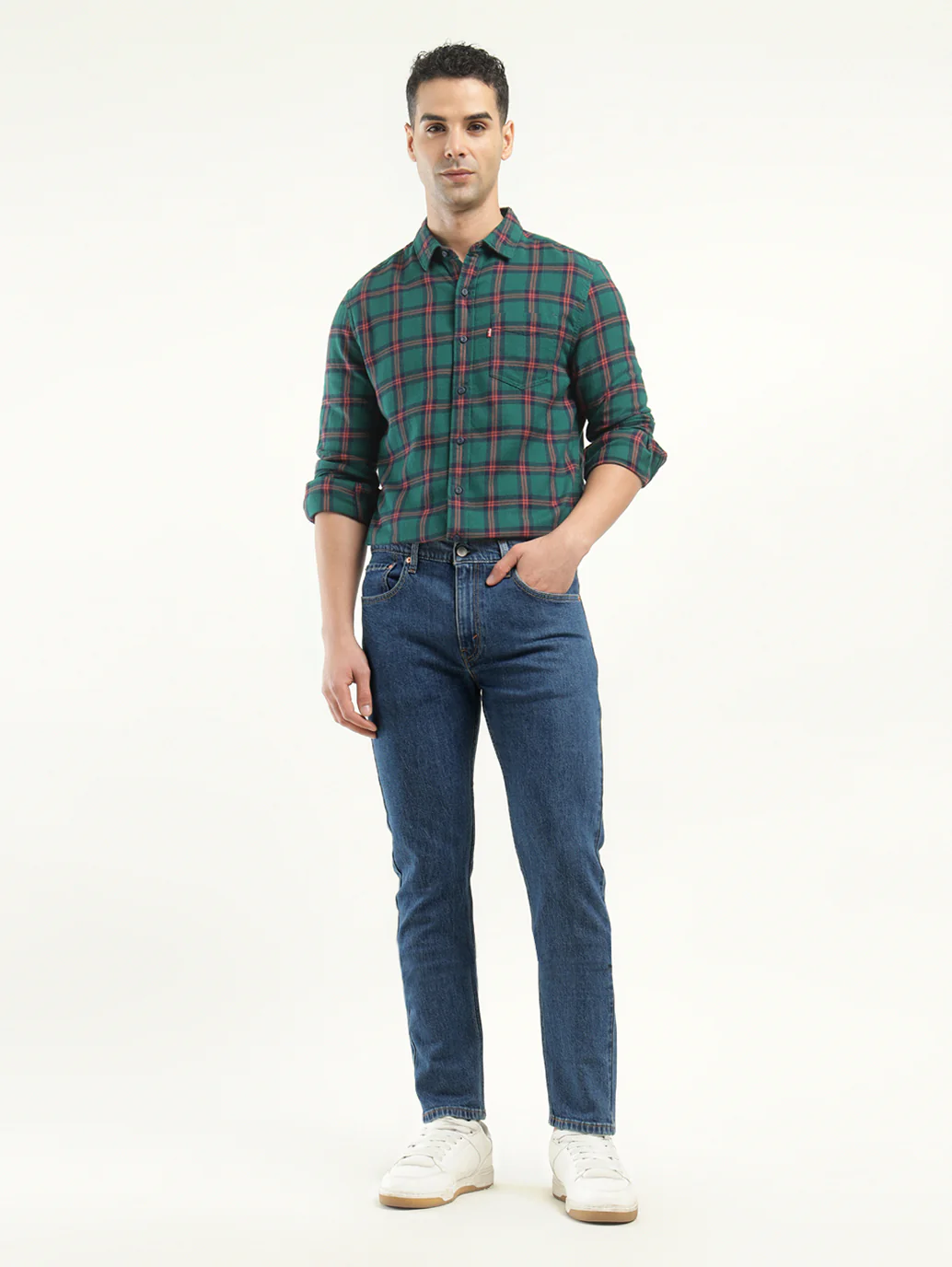 Men's 512 Indigo Slim Tapered Fit Mid Rise Jeans - Image 2