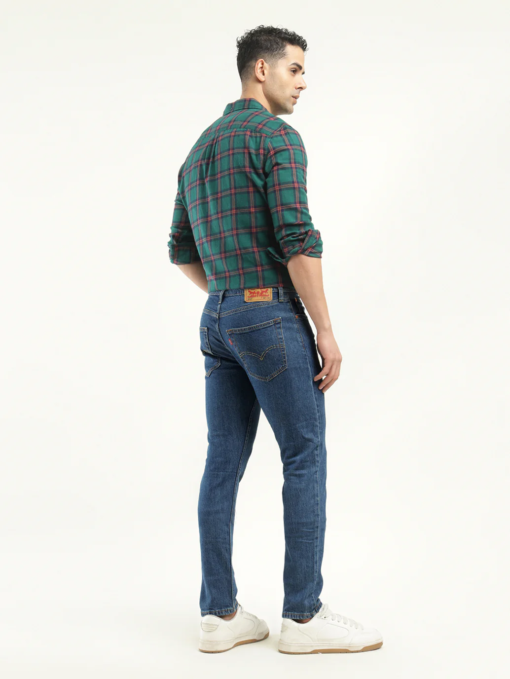 Men's 512 Indigo Slim Tapered Fit Mid Rise Jeans - Image 3