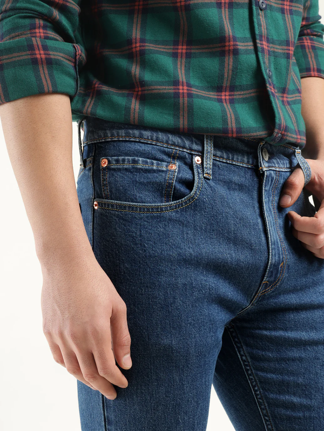 Men's 512 Indigo Slim Tapered Fit Mid Rise Jeans - Image 5
