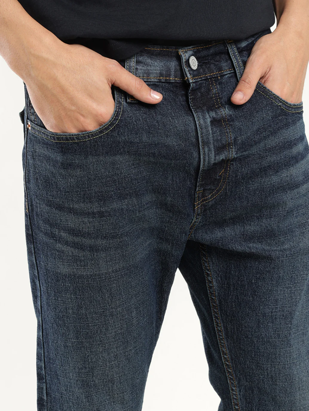 Men's 512 Indigo Slim Tapered Fit Mid Rise Jeans - Image 3