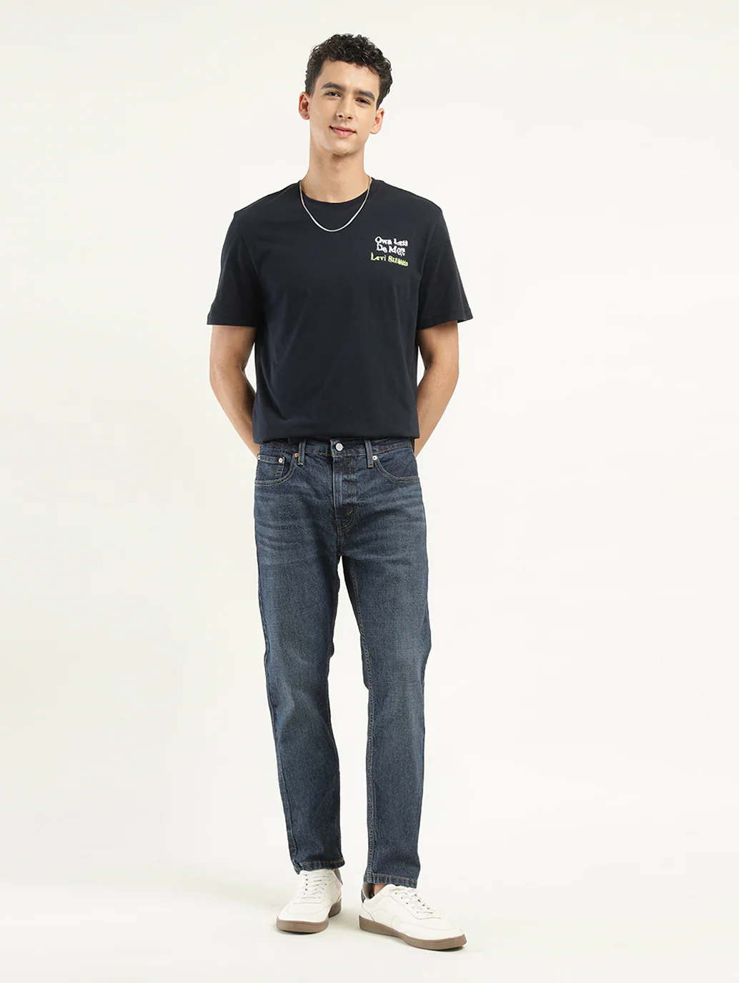 Men's 512 Indigo Slim Tapered Fit Mid Rise Jeans - Image 6