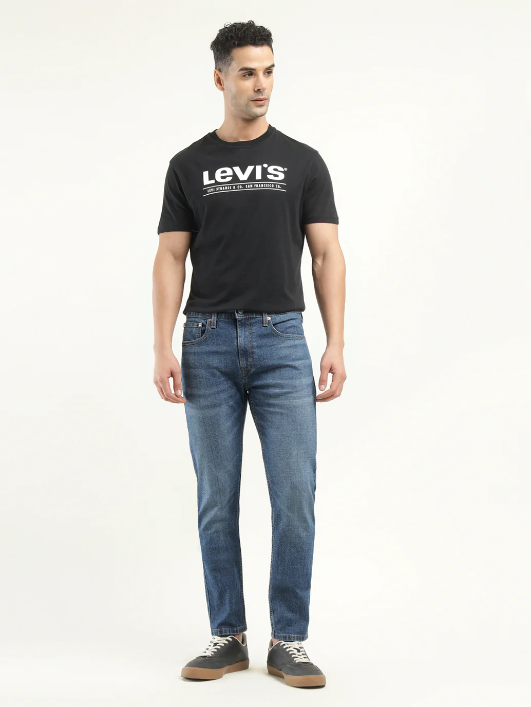Men's 512 Indigo Slim Tapered Fit Mid Rise Jeans - Image 2