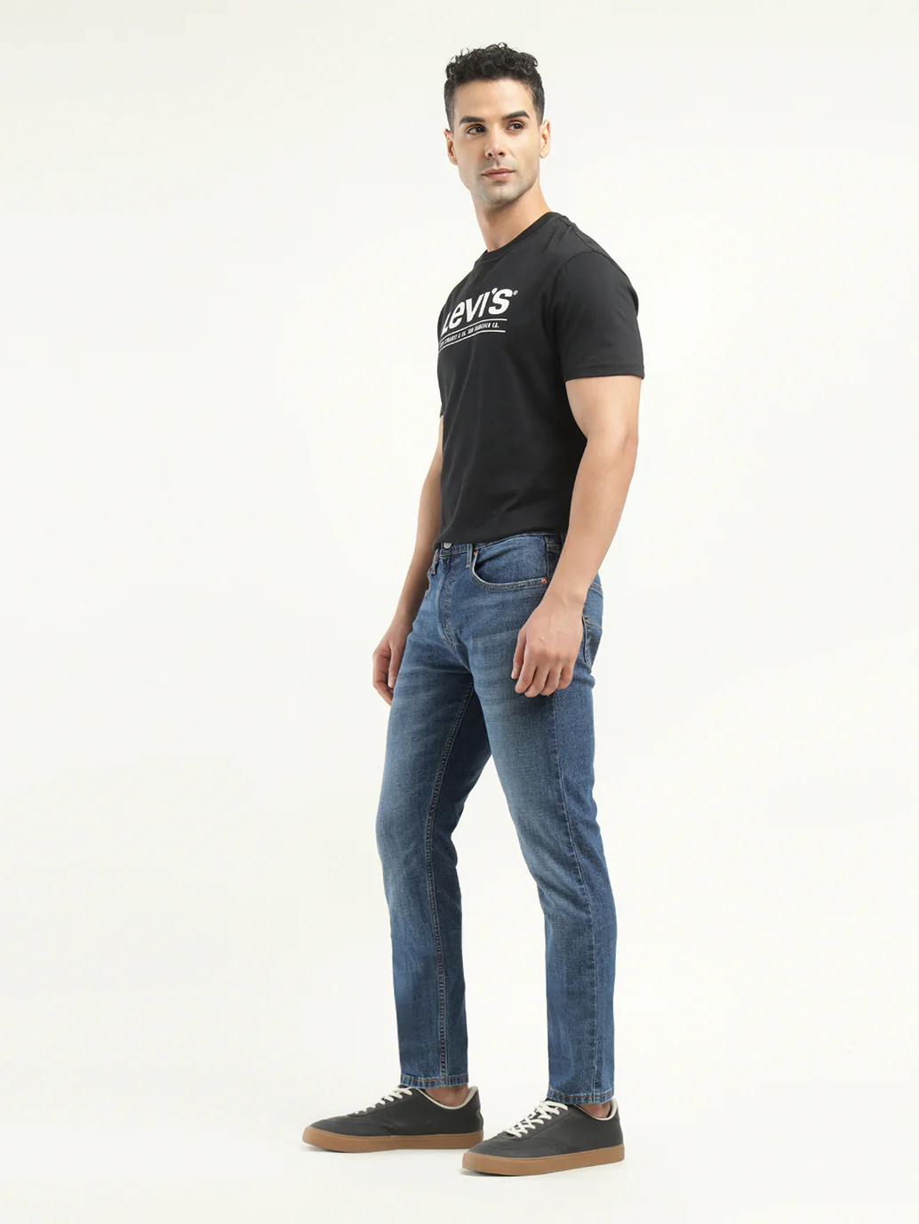 Men's 512 Indigo Slim Tapered Fit Mid Rise Jeans - Image 6