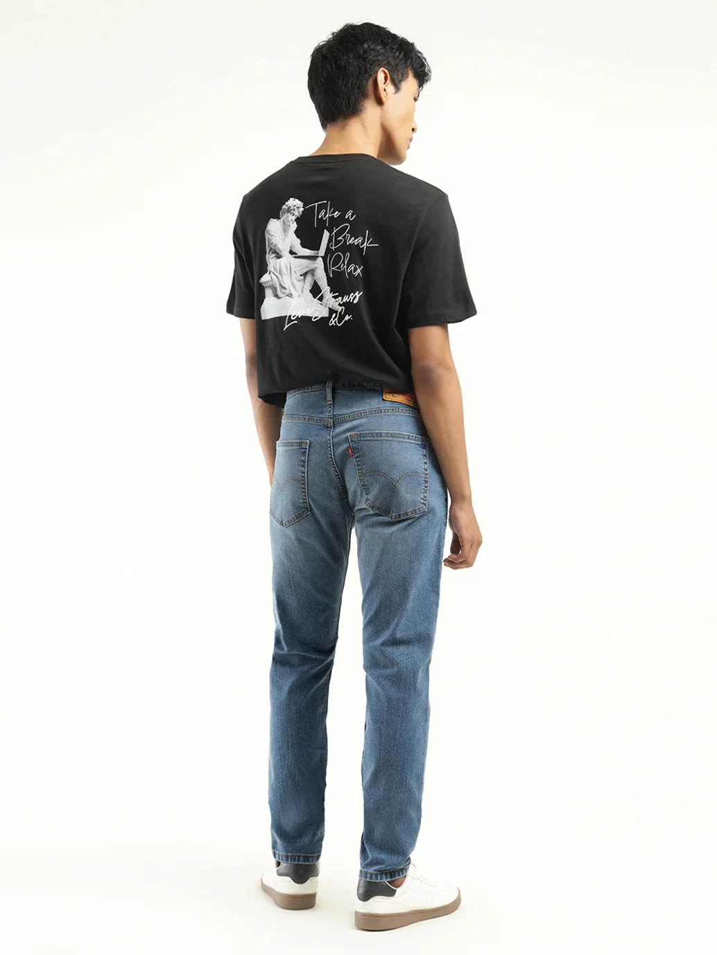 Men's 512 Indigo Slim Tapered Fit Mid Rise Jeans - Image 3