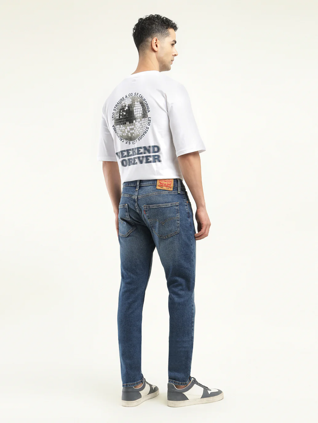 Men's 512 Indigo Slim Tapered Fit Mid Rise Jeans - Image 3
