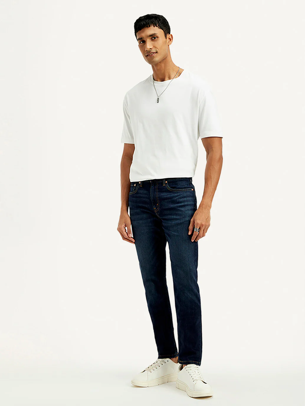 Men's 512 Indigo Slim Tapered Fit Mid Rise Jeans - Image 3