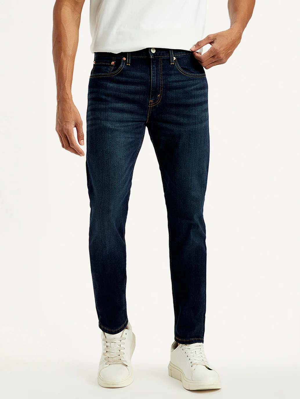 Men's 512 Indigo Slim Tapered Fit Mid Rise Jeans - Image 5