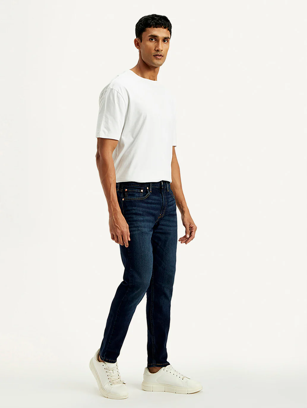 Men's 512 Indigo Slim Tapered Fit Mid Rise Jeans - Image 7