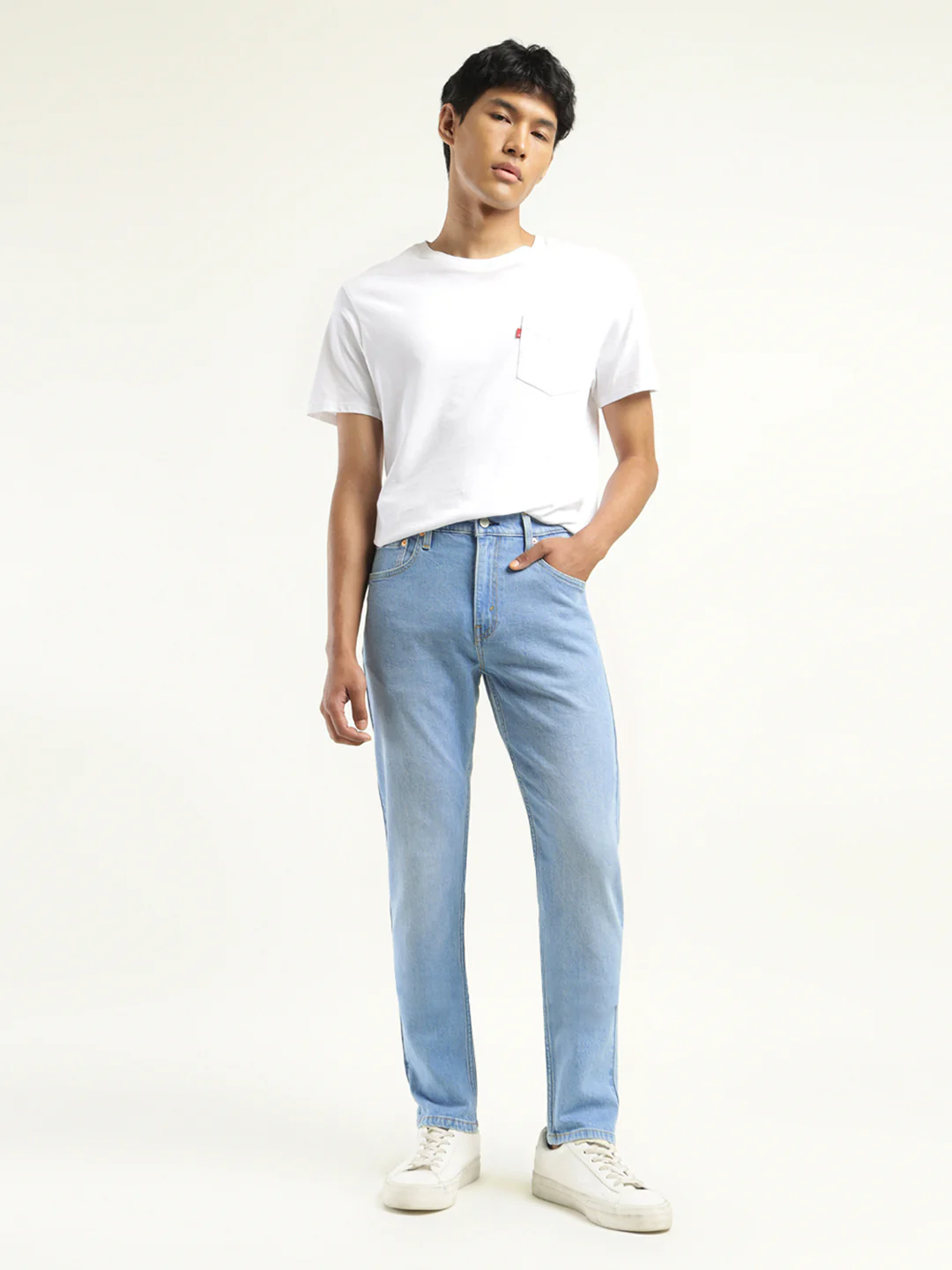 Men's 512 Indigo Slim Tapered Fit Mid Rise Jeans - Image 2