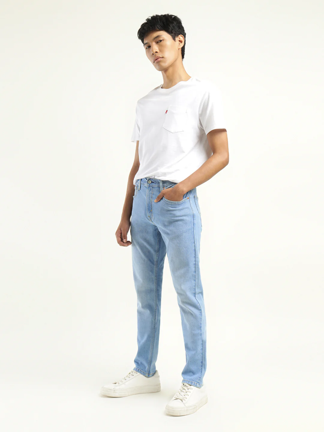 Men's 512 Indigo Slim Tapered Fit Mid Rise Jeans - Image 6