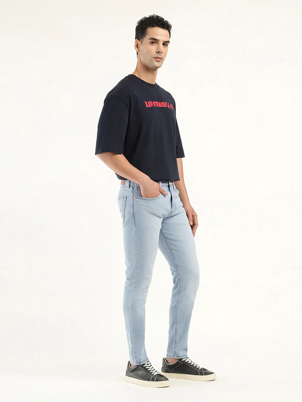 Men's 512 Indigo Slim Tapered Fit Mid Rise Jeans - Image 3