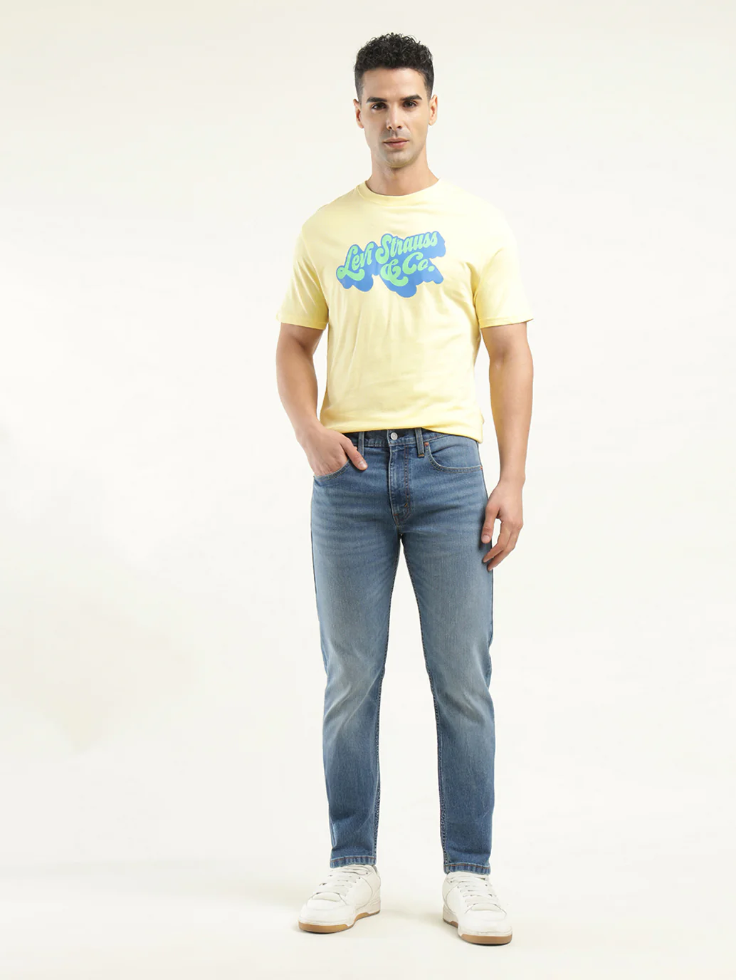 Men's 512 Indigo Slim Tapered Fit Mid Rise Jeans - Image 2