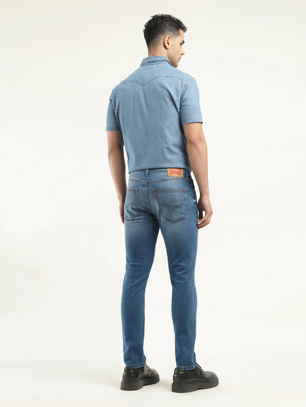 Men's 512 Indigo Slim Tapered Fit Mid Rise Jeans - Image 3