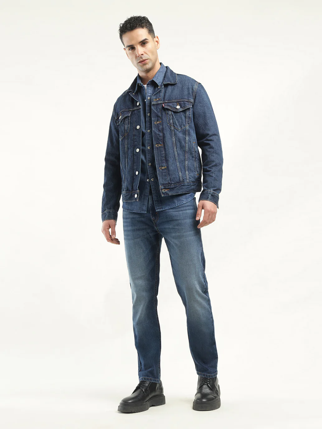 Men's 512 Indigo Slim Tapered Fit Mid Rise Jeans - Image 5