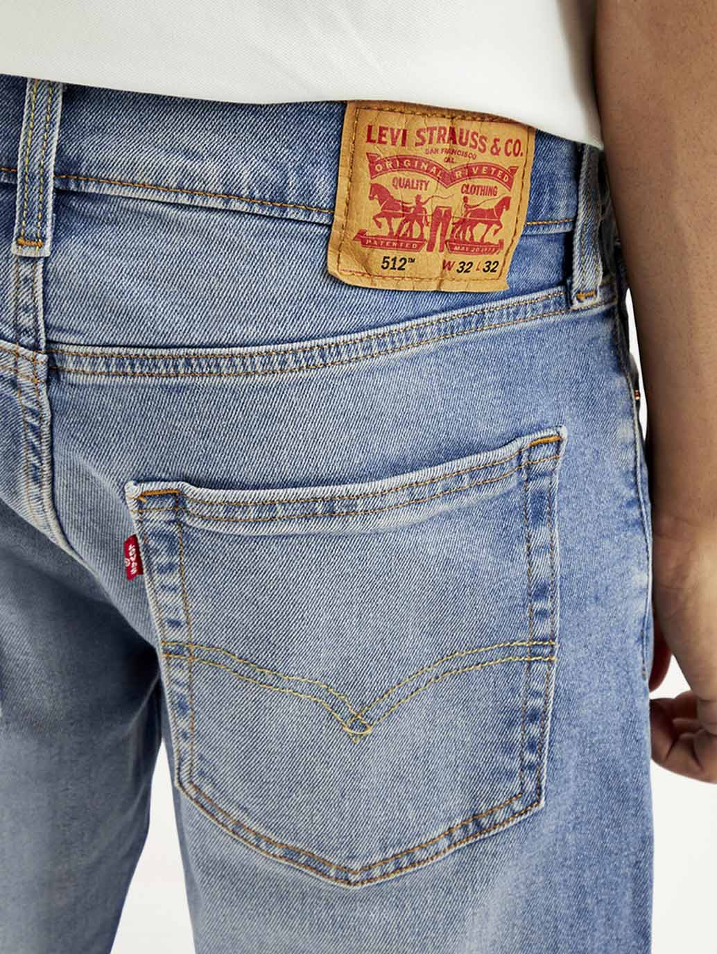Men's 512 Indigo Slim Tapered Fit Mid Rise Jeans - Image 5