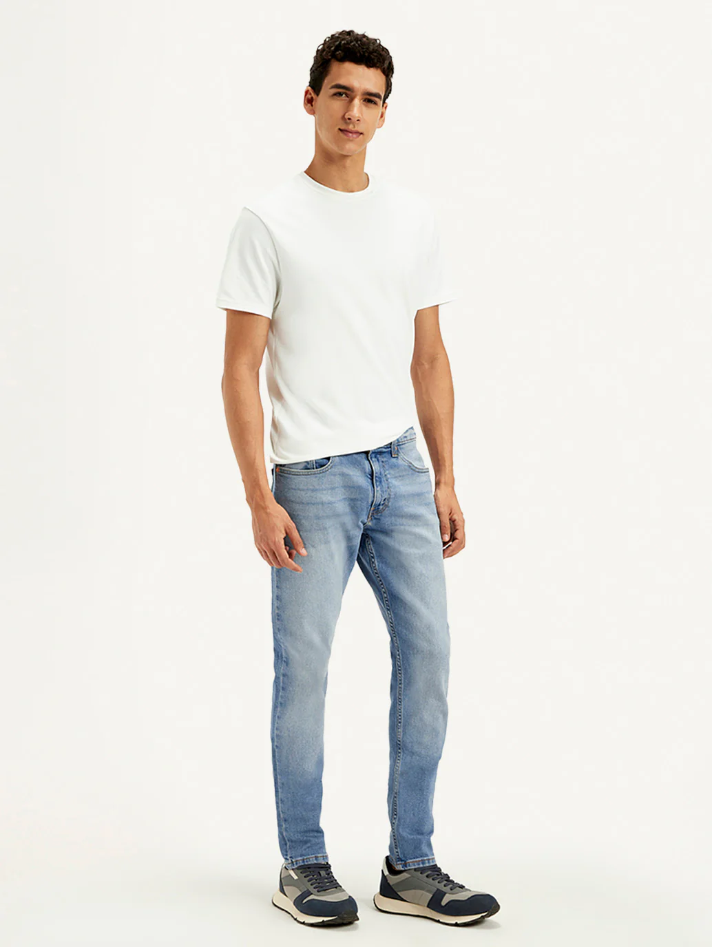 Men's 512 Indigo Slim Tapered Fit Mid Rise Jeans - Image 6