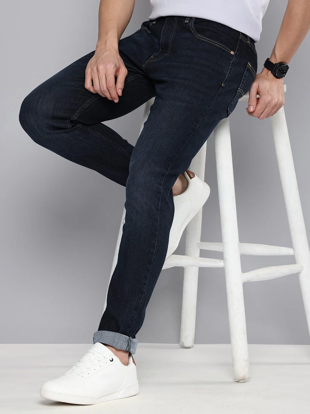 Men's 512 Indigo Slim Tapered Fit Mid Rise Jeans - Image 5