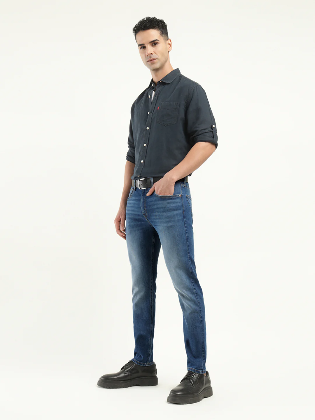 Men's 512 Indigo Slim Tapered Fit Mid Rise Jeans
