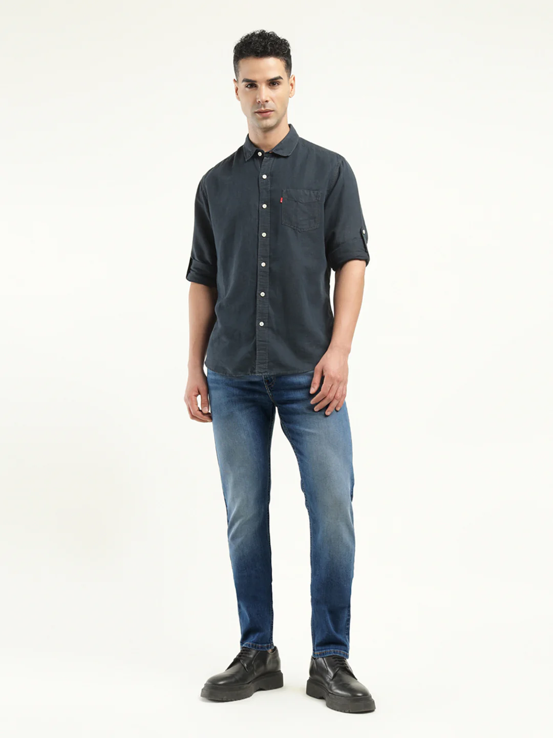 Men's 512 Indigo Slim Tapered Fit Mid Rise Jeans - Image 2