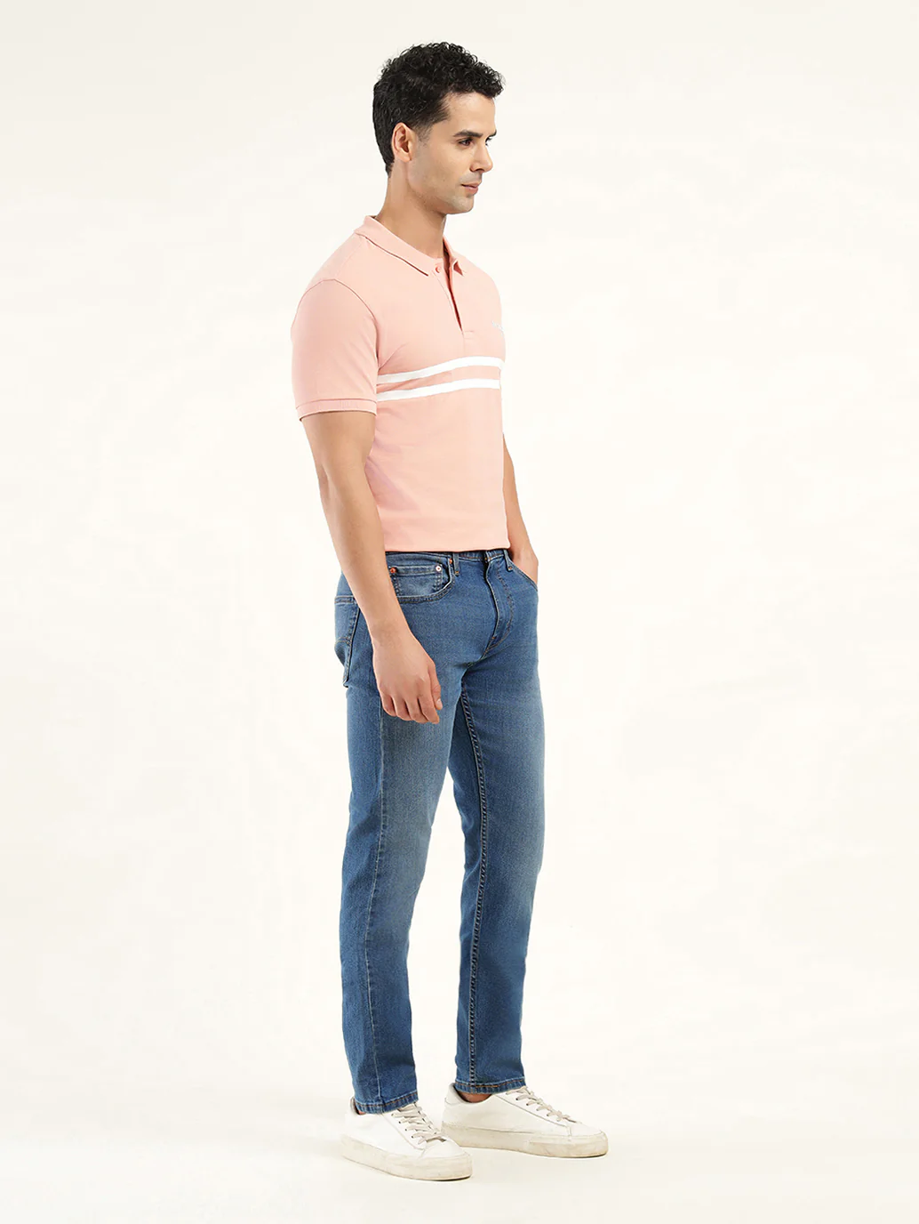 Men's 512 Indigo Slim Tapered Fit Mid Rise Jeans - Image 2