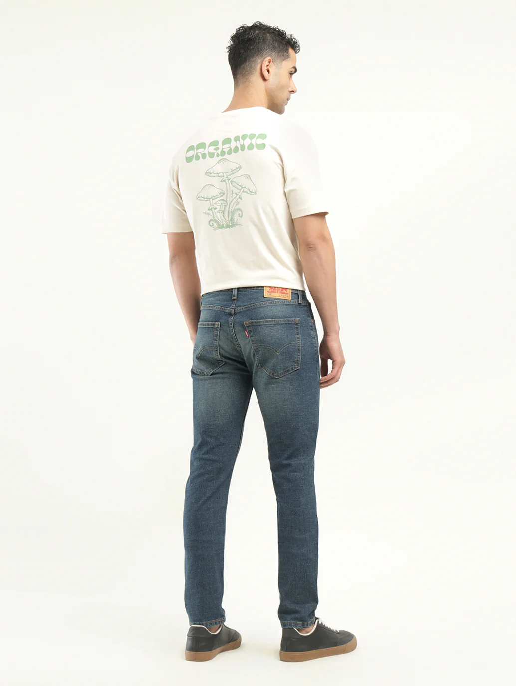 Men's 512 Indigo Slim Tapered Fit Mid Rise Jeans - Image 3