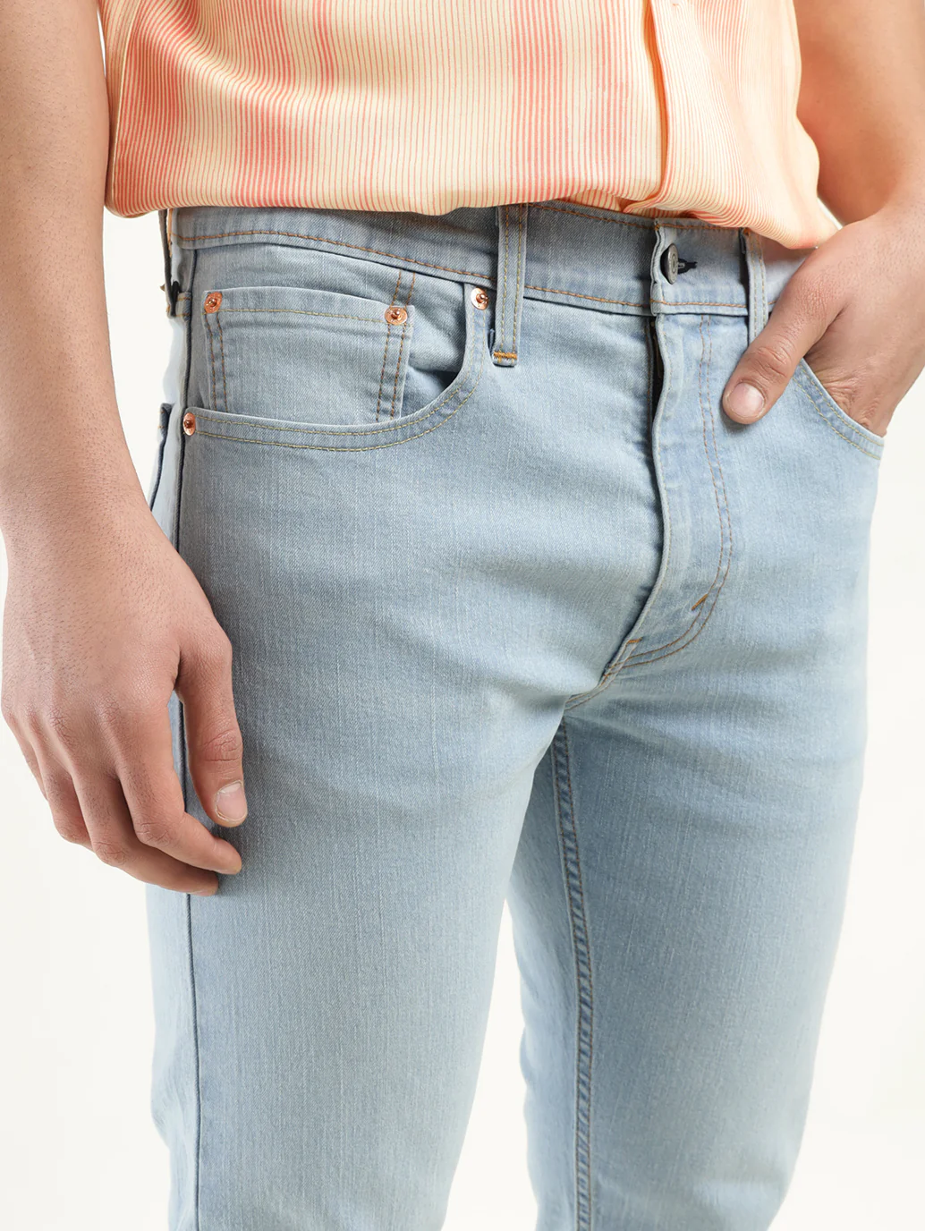Men's 512 Indigo Slim Tapered Fit Mid Rise Jeans - Image 5