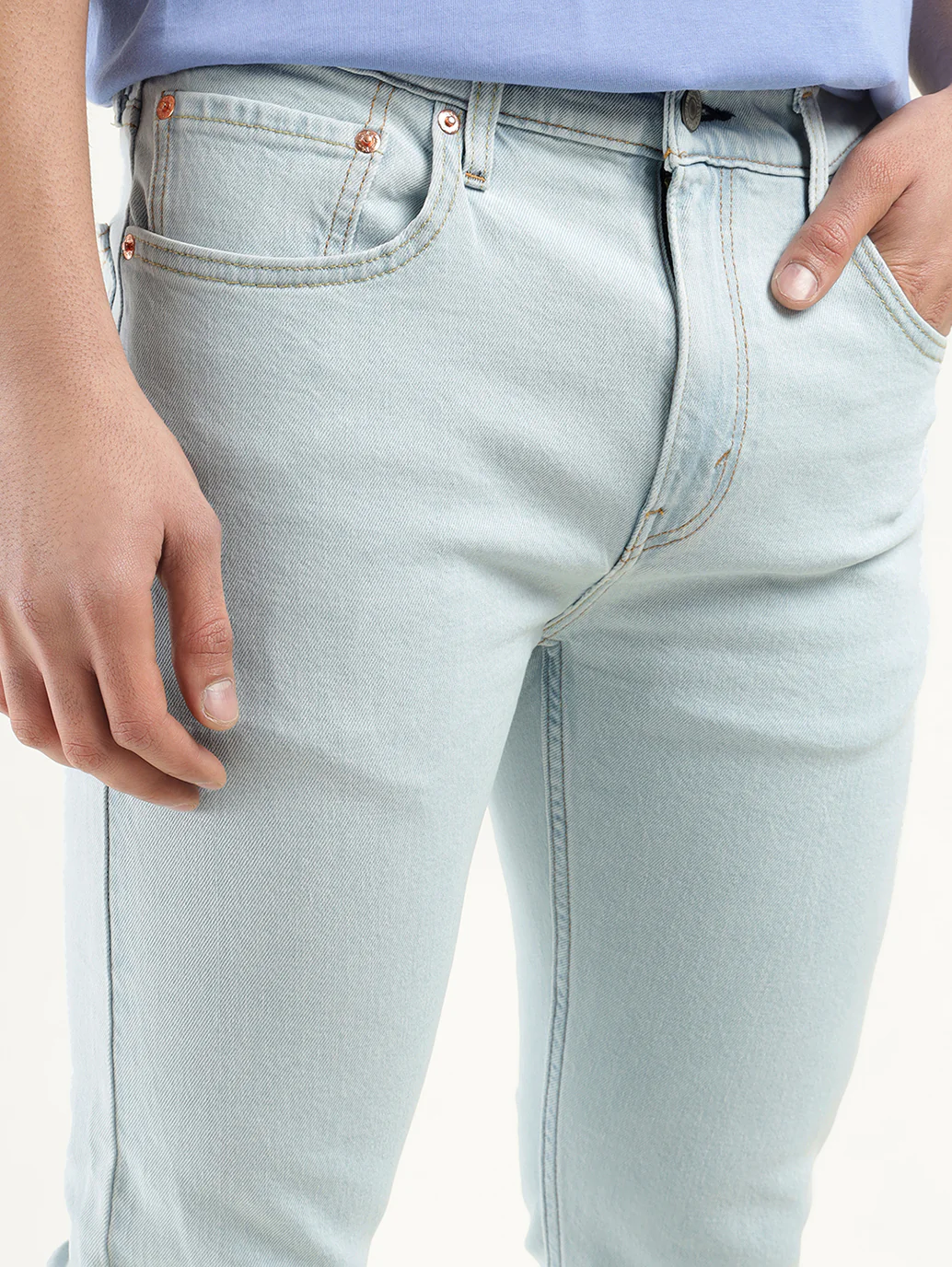 Men's 512 Indigo Slim Tapered Fit Mid Rise Jeans - Image 5