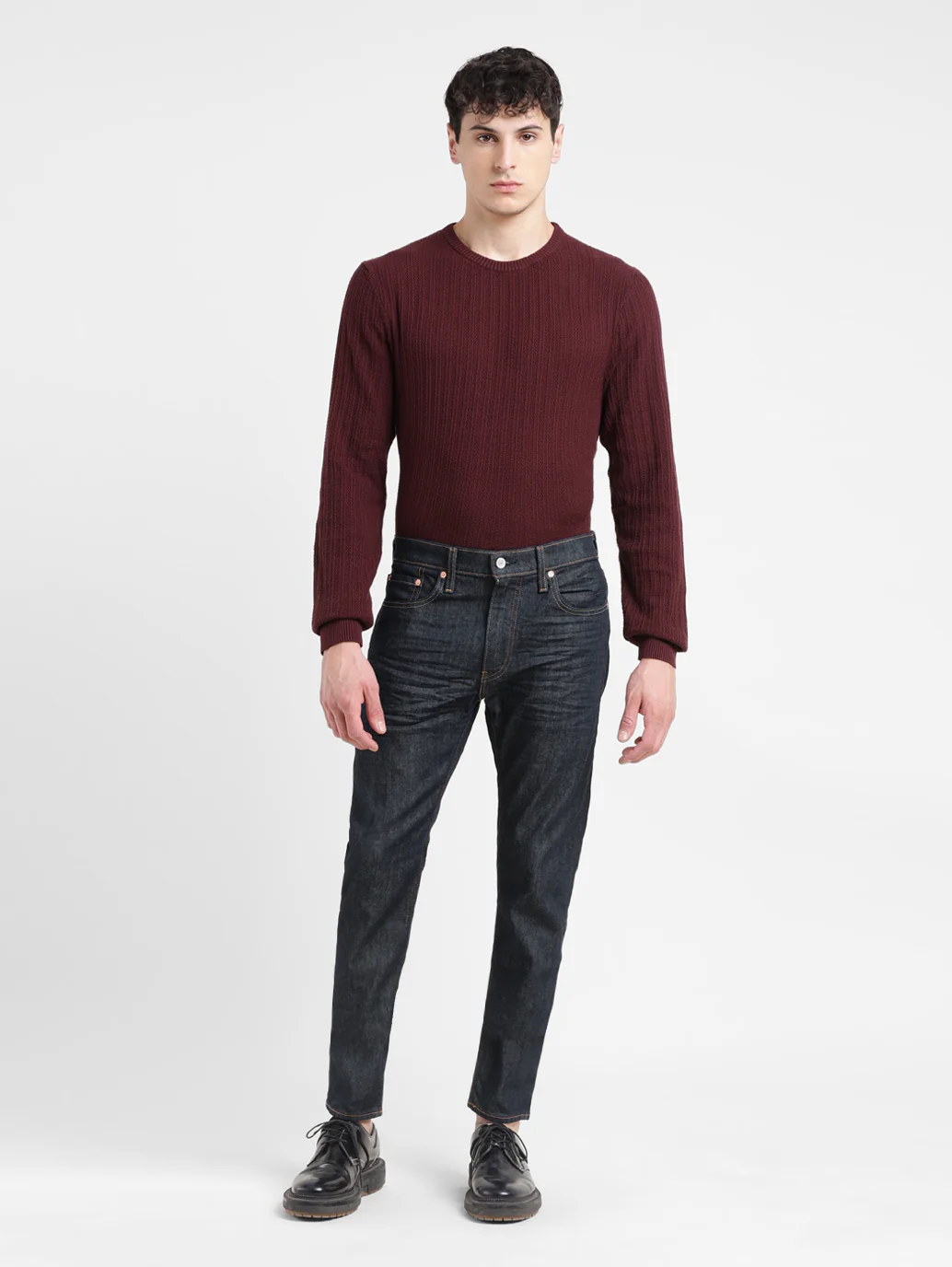 Men's 512 Indigo Slim Tapered Fit Mid Rise Jeans - Image 10