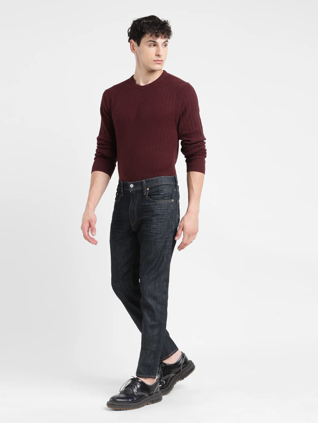 Men's 512 Indigo Slim Tapered Fit Mid Rise Jeans - Image 11