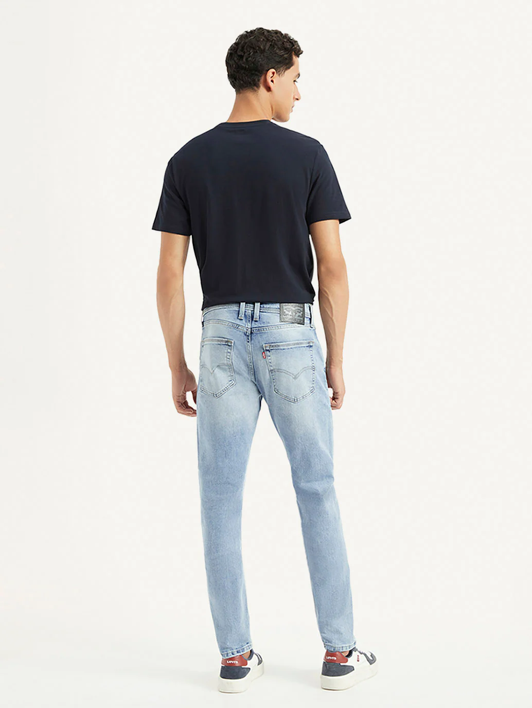 Men's 512 Blue Slim Tapered Fit Mid Rise Jeans - Image 3
