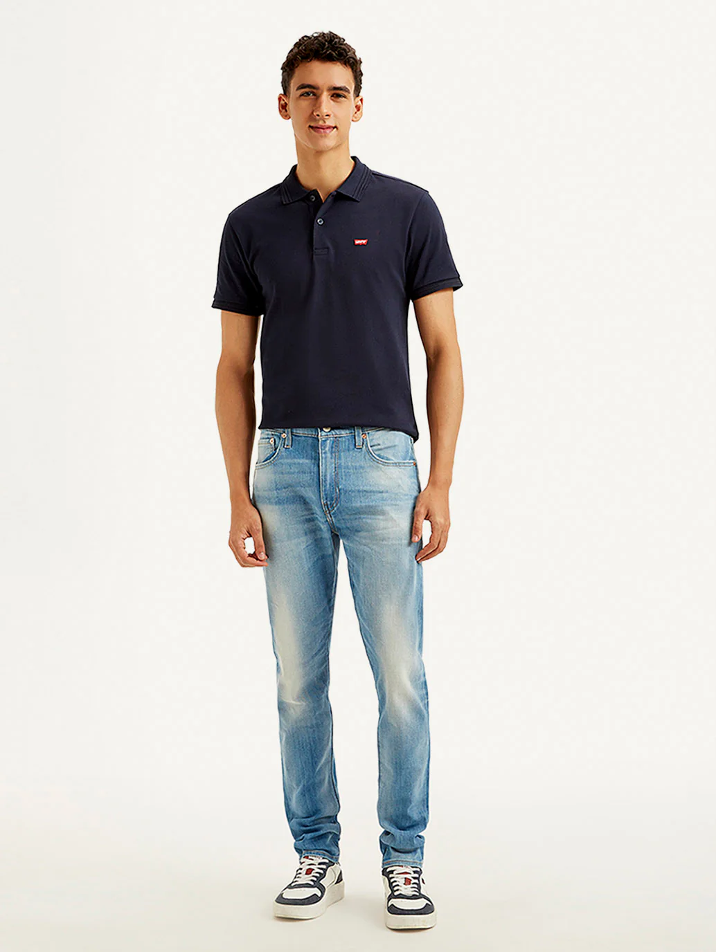 Men's 512 Blue Slim Tapered Fit Mid Rise Jeans - Image 2