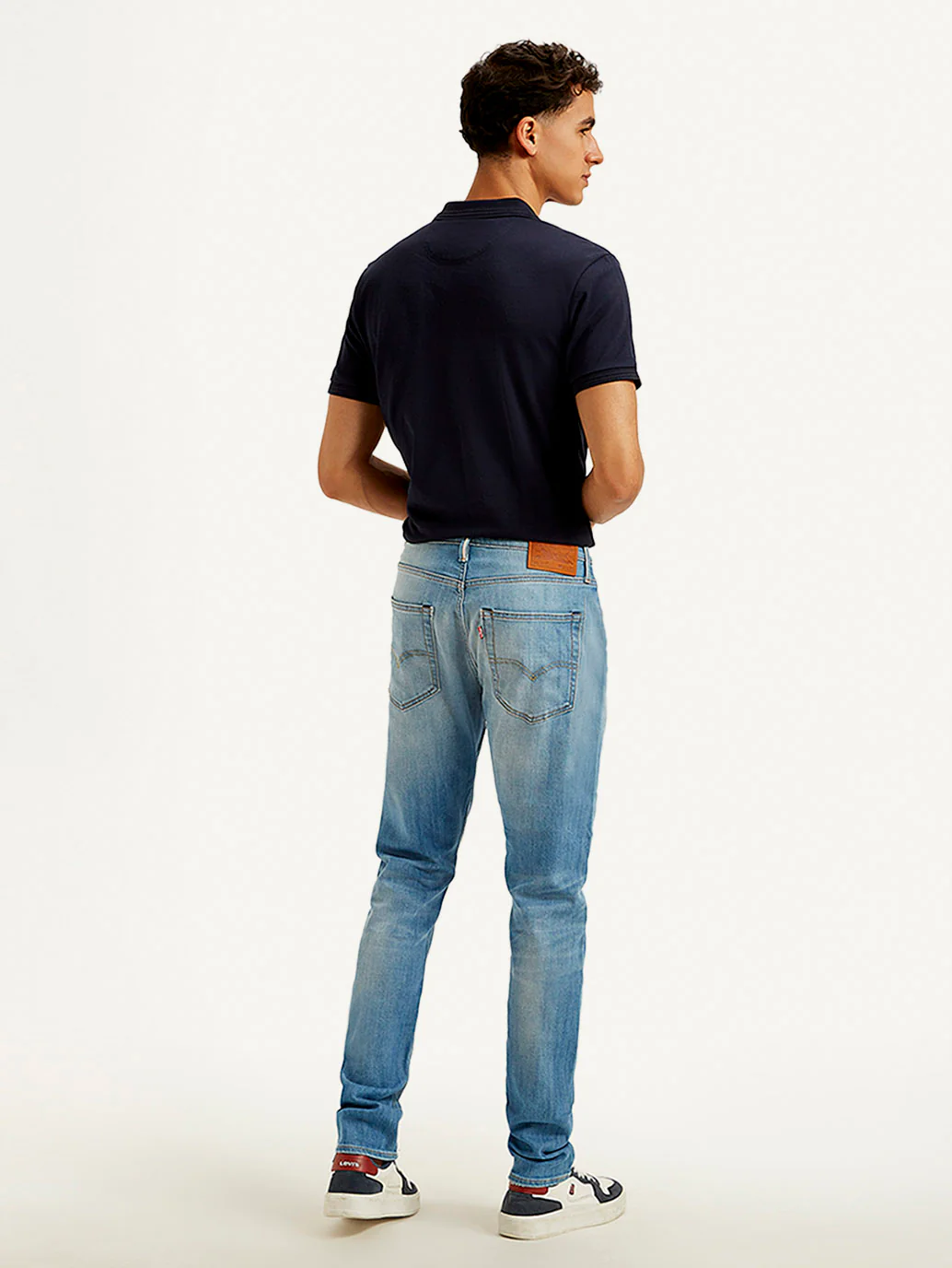 Men's 512 Blue Slim Tapered Fit Mid Rise Jeans - Image 3