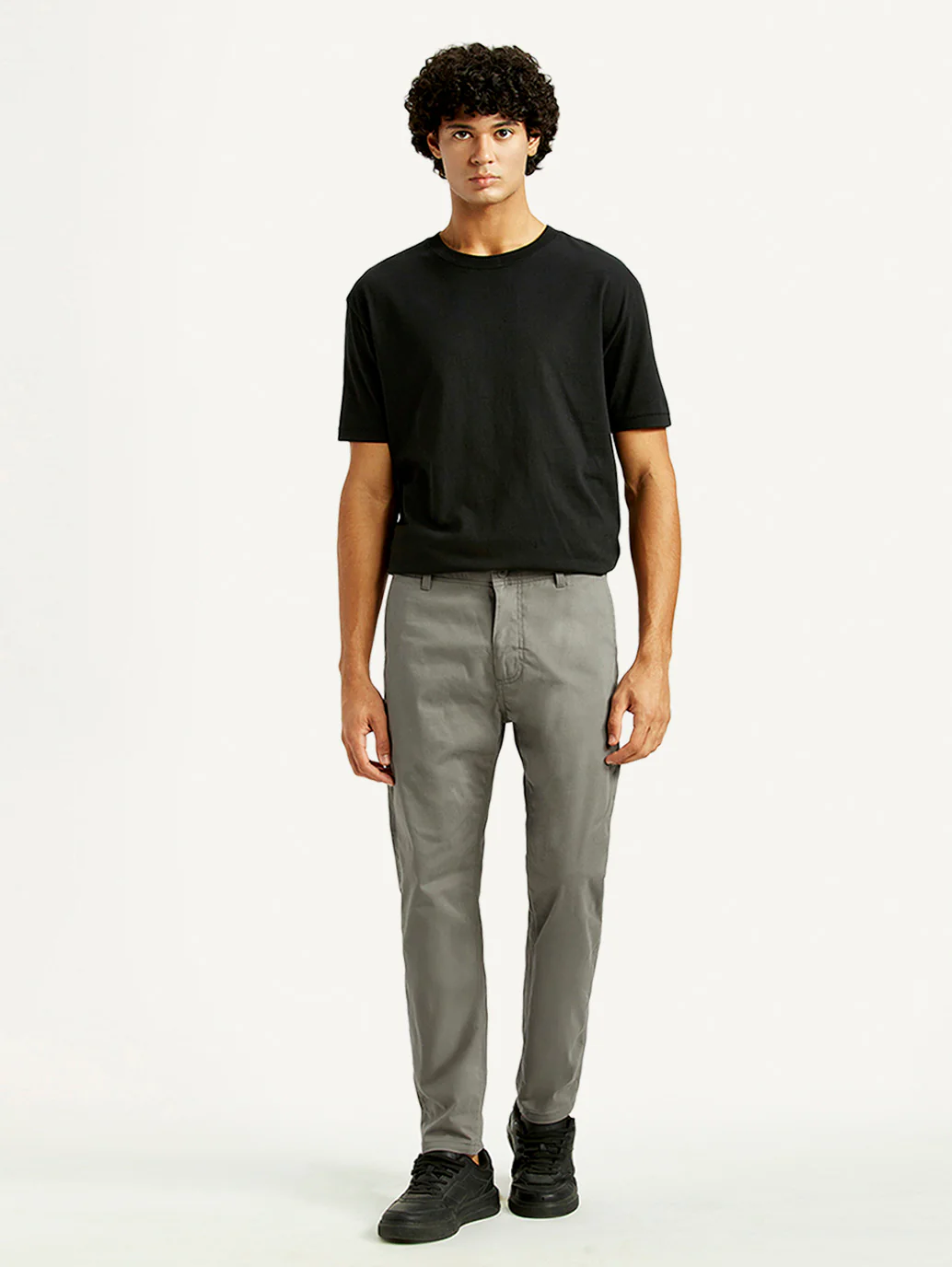 Men's 512 Grey Slim Tapered Fit Mid Rise Chinos - Image 2